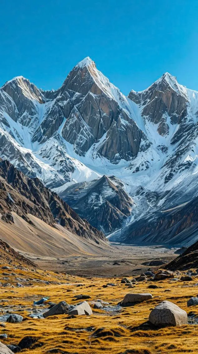 Batura Glacier Hunza — massive ice field northern Pakistan